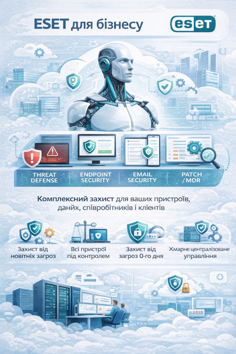 ESET для бізнесу + WMS/CRM/ТОІР: екосистема K2 ERP для росту