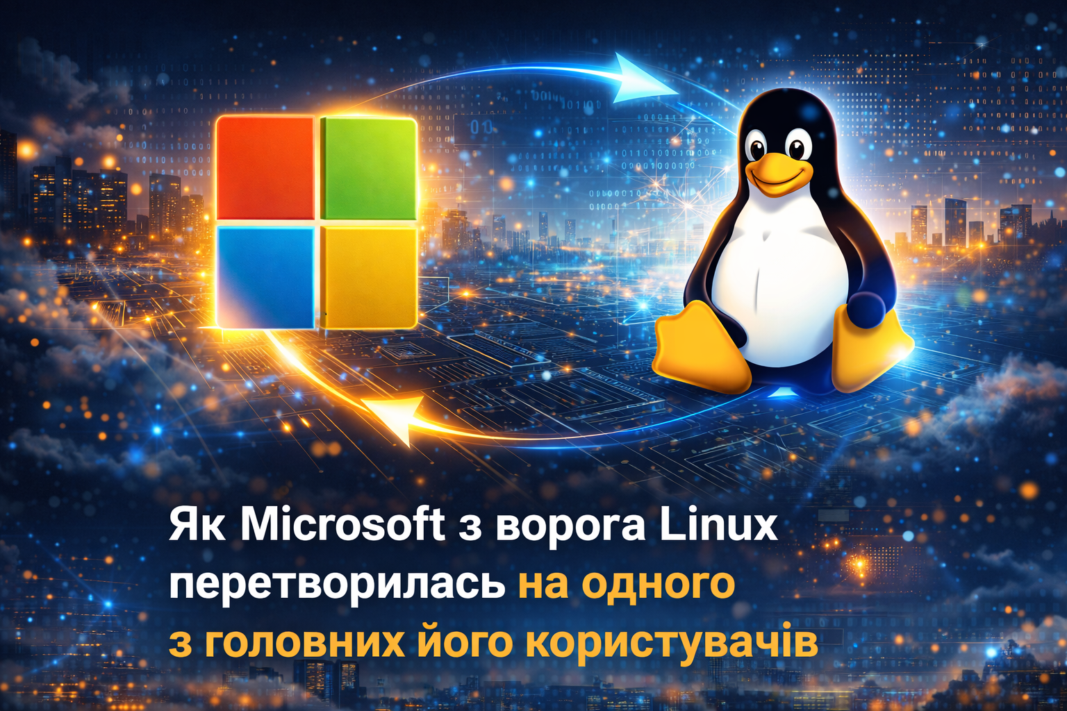 Як Microsoft з ворога Linux перетворилась на одного з головних його користувачів + WMS/CRM/ТОІР: …
