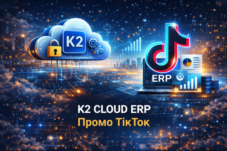 K2 ERP промо Тікток + WMS/CRM/ТОІР: екосистема K2 ERP для росту
