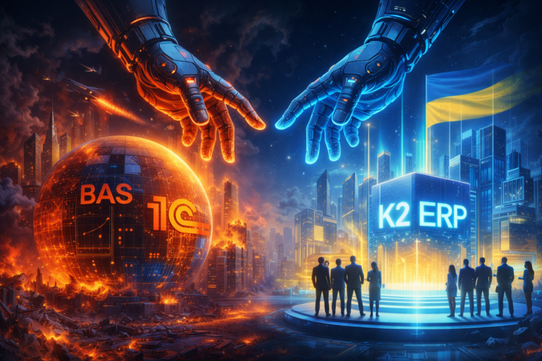 BAS + WMS/CRM/ТОІР: екосистема K2 ERP для росту