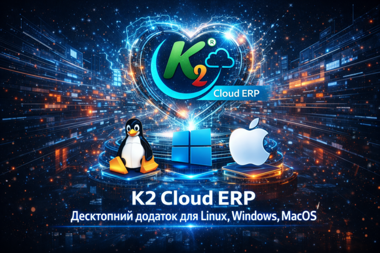 K2 ERP + WMS/CRM/ТОІР: екосистема K2 ERP для росту