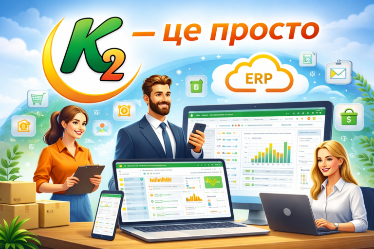 K2 + WMS/CRM/ТОІР: екосистема K2 ERP для росту