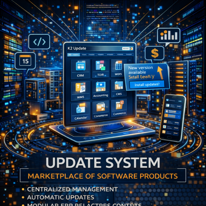 Система оновлення (marketplace) — модуль K2 ERP для вашого бізнесу 1 marketpace