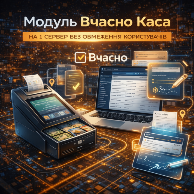 Модуль Вчасно Каса — модуль K2 ERP для вашого бізнесу 1 Вчасно Каса
