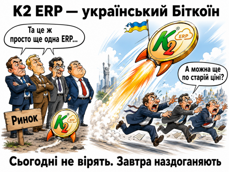 K2 ERP як український Біткоїн + WMS/CRM/ТОІР: екосистема K2 ERP для росту
